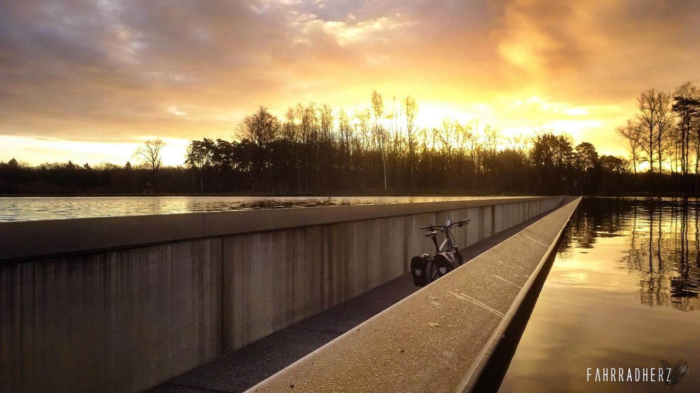 Tour Belgien Fietsen door het water
