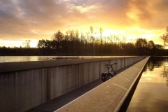 Tour Belgien Fietsen door het water
