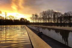 Tour Belgien Fietsen door het water